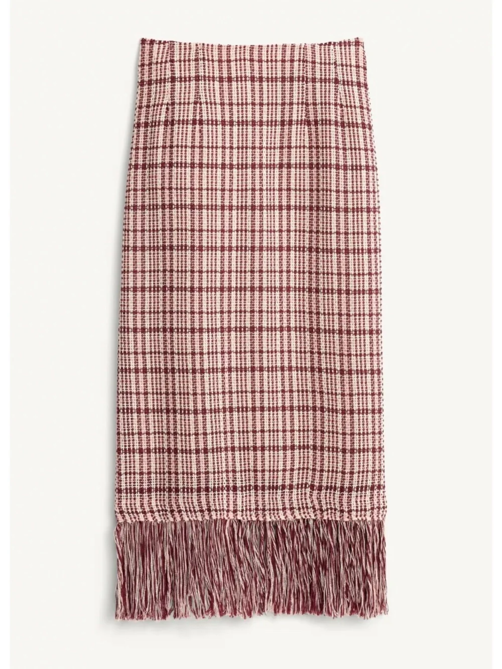 NWT Zara limited edition fringe structured skirt